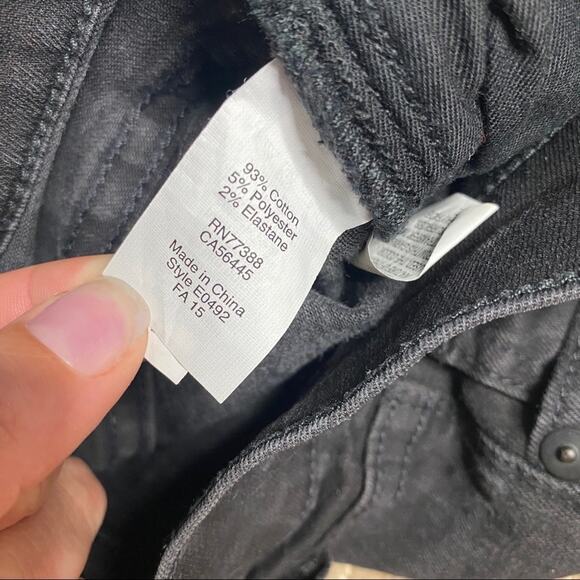 Madewell Skinny Skinny Black Jeans Size 26 - Picture 3 of 8